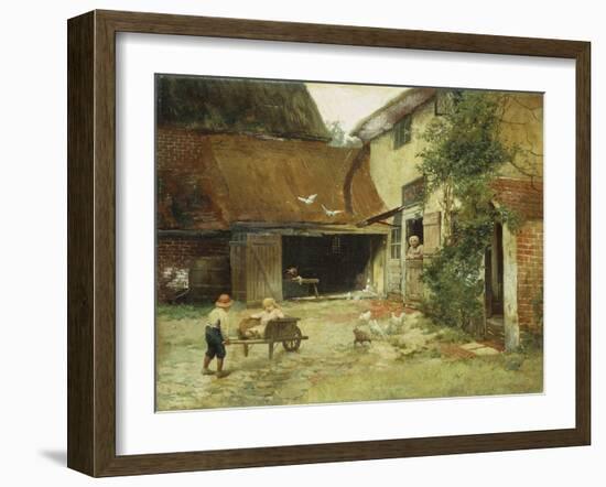 A Cottage in Brooklyn-James Wells Champney-Framed Giclee Print