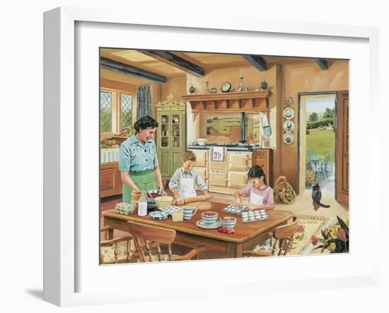 A Cottage Kitchen-Trevor Mitchell-Framed Giclee Print