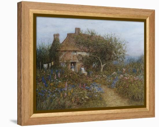 A Cottage Near Brook, Witley, Surrey Helen Allingham 1848-1926-Helen Allingham-Framed Premier Image Canvas