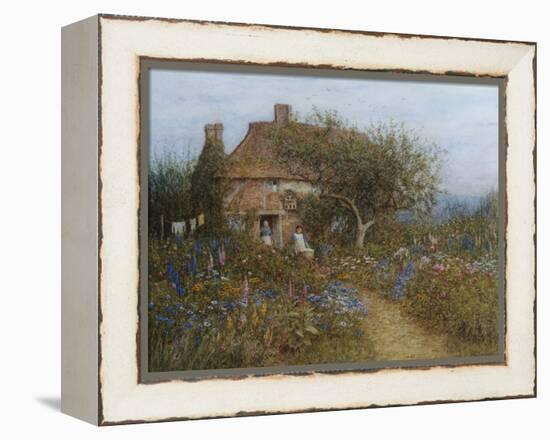 A Cottage Near Brook, Witley, Surrey Helen Allingham 1848-1926-Helen Allingham-Framed Premier Image Canvas