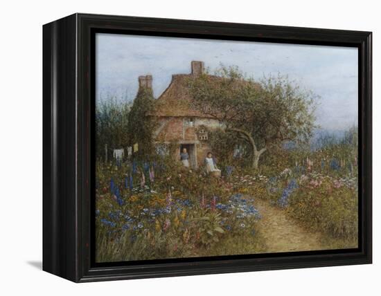 A Cottage Near Brook, Witley, Surrey Helen Allingham 1848-1926-Helen Allingham-Framed Premier Image Canvas