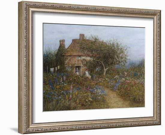 A Cottage Near Brook, Witley, Surrey Helen Allingham 1848-1926-Helen Allingham-Framed Giclee Print