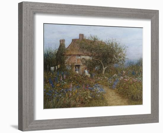 A Cottage Near Brook, Witley, Surrey Helen Allingham 1848-1926-Helen Allingham-Framed Giclee Print