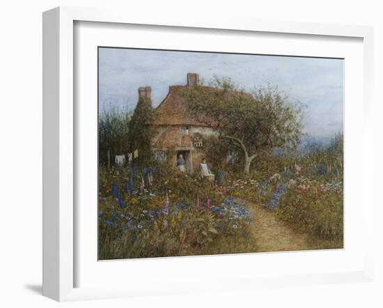 A Cottage Near Brook, Witley, Surrey Helen Allingham 1848-1926-Helen Allingham-Framed Giclee Print