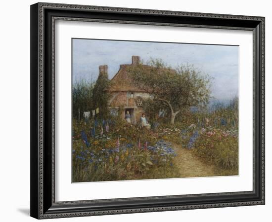 A Cottage Near Brook, Witley, Surrey Helen Allingham 1848-1926-Helen Allingham-Framed Giclee Print