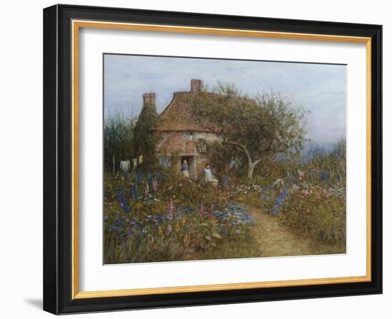 A Cottage Near Brook, Witley, Surrey Helen Allingham 1848-1926-Helen Allingham-Framed Giclee Print