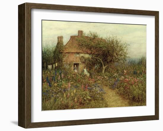 A Cottage Near Brook, Witley, Surrey-Helen Allingham-Framed Giclee Print