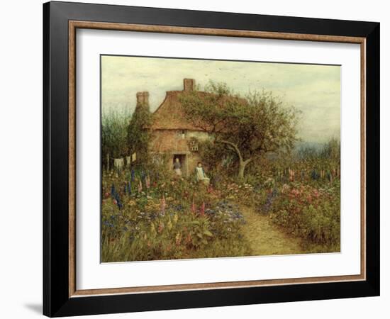 A Cottage Near Brook, Witley, Surrey-Helen Allingham-Framed Giclee Print
