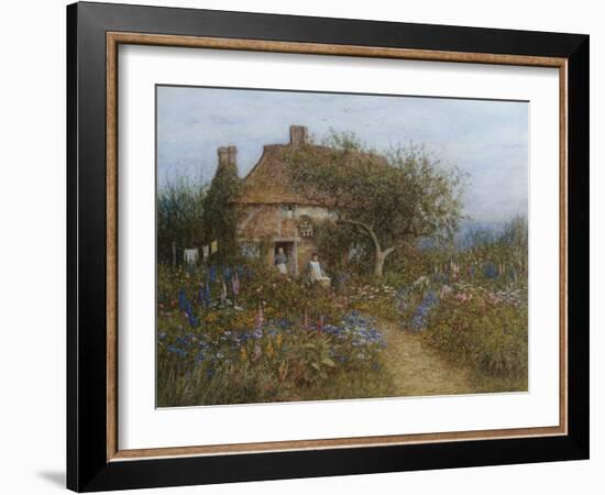 A Cottage Near Brook, Witley, Surrey-Helen Allingham-Framed Giclee Print
