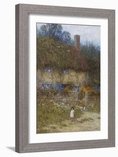 A Cottage Near Godalming, Surrey-Helen Allingham-Framed Giclee Print