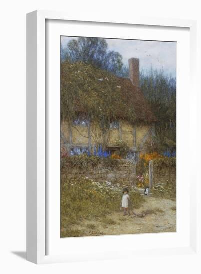 A Cottage Near Godalming, Surrey-Helen Allingham-Framed Giclee Print