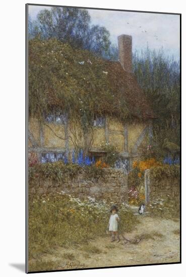 A Cottage Near Godalming, Surrey-Helen Allingham-Mounted Giclee Print
