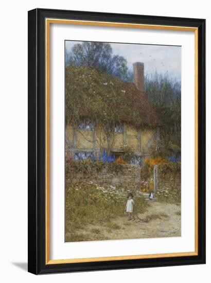 A Cottage Near Godalming, Surrey-Helen Allingham-Framed Giclee Print