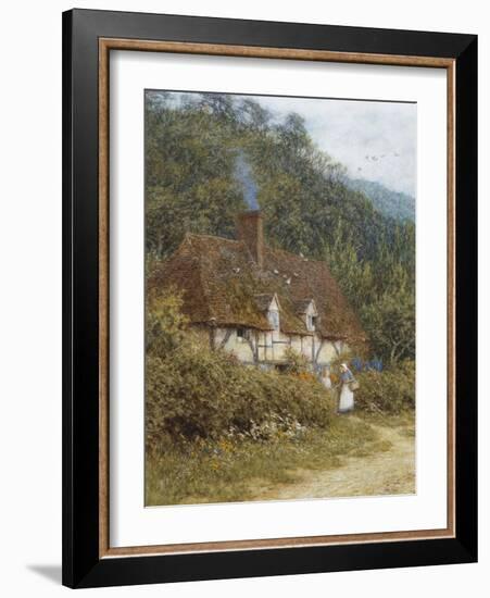 A Cottage Near Witley, Surrey-Helen Allingham-Framed Giclee Print