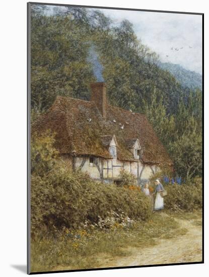 A Cottage Near Witley, Surrey-Helen Allingham-Mounted Giclee Print