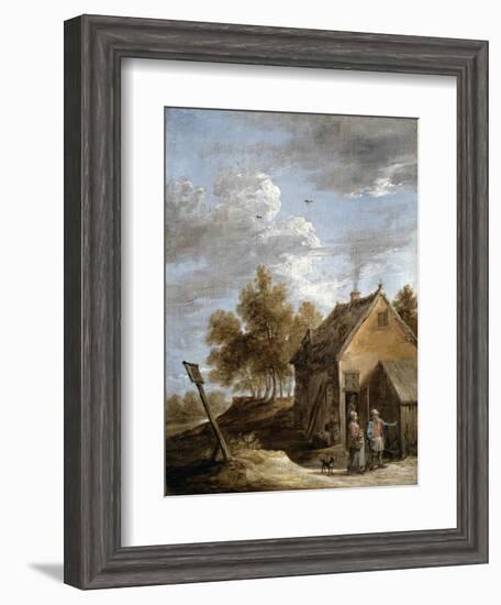 A Cottage-David Teniers the Younger-Framed Giclee Print