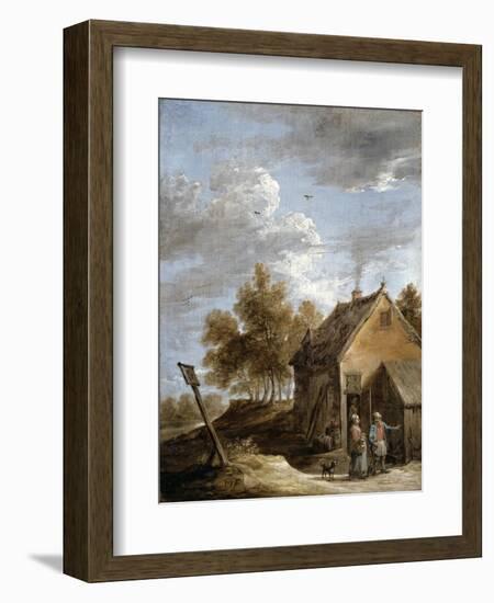 A Cottage-David Teniers the Younger-Framed Giclee Print