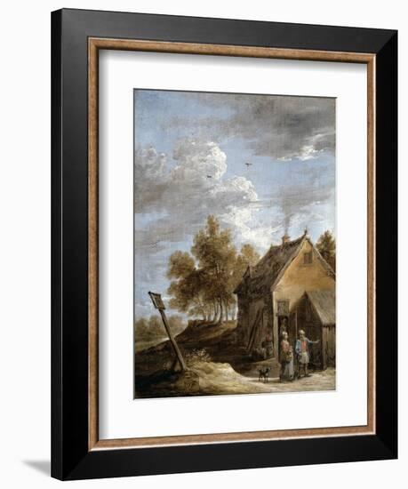 A Cottage-David Teniers the Younger-Framed Giclee Print