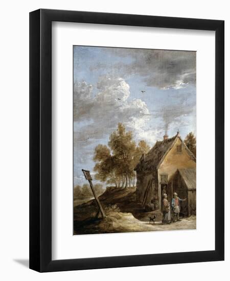 A Cottage-David Teniers the Younger-Framed Giclee Print