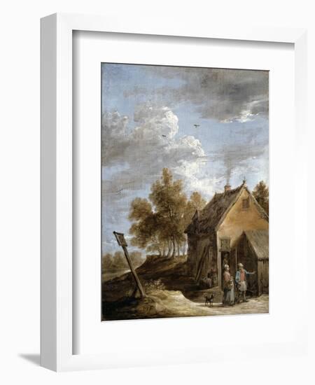 A Cottage-David Teniers the Younger-Framed Giclee Print