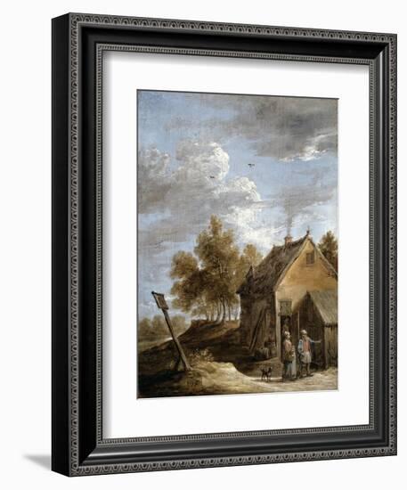 A Cottage-David Teniers the Younger-Framed Giclee Print