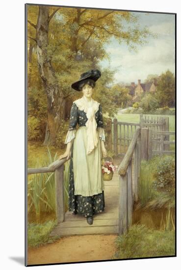 A Country Beauty-Charles Edward Wilson-Mounted Giclee Print