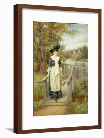 A Country Beauty-Charles Edward Wilson-Framed Giclee Print