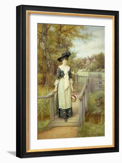 A Country Beauty-Charles Edward Wilson-Framed Giclee Print