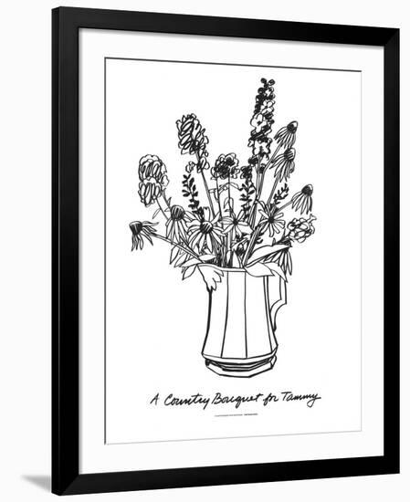 A Country Bouquet for Tammy-Tom Wesselmann-Framed Serigraph