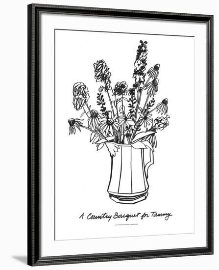 A Country Bouquet for Tammy-Tom Wesselmann-Framed Serigraph