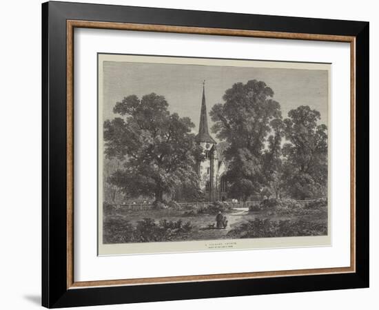 A Country Church-Samuel Read-Framed Giclee Print