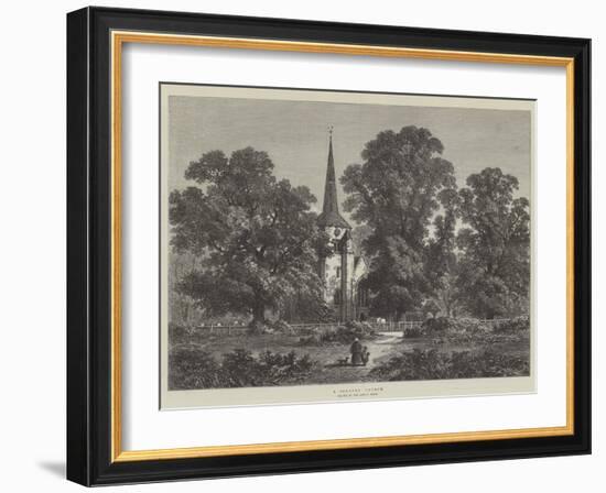 A Country Church-Samuel Read-Framed Giclee Print