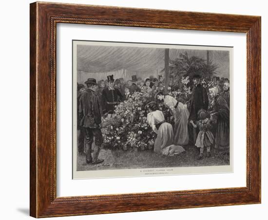 A Country Flower Show-Arthur Hopkins-Framed Giclee Print