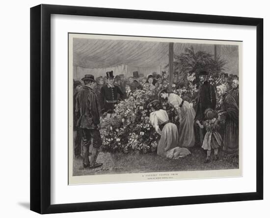 A Country Flower Show-Arthur Hopkins-Framed Giclee Print