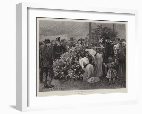 A Country Flower Show-Arthur Hopkins-Framed Giclee Print