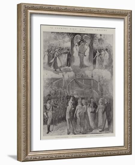 A Country Girl, at Daly's Theatre-Henry Charles Seppings Wright-Framed Giclee Print