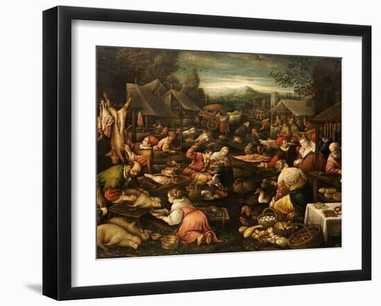 A Country Market-Jacopo Bassano-Framed Giclee Print