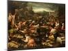 A Country Market-Jacopo Bassano-Mounted Giclee Print
