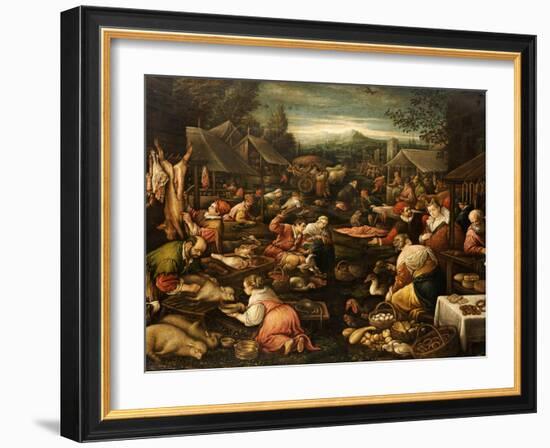 A Country Market-Jacopo Bassano-Framed Giclee Print