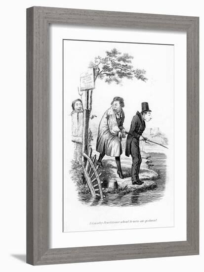 A Country Practitioner About to Serve an Ejectment-null-Framed Giclee Print