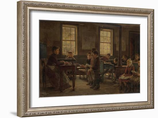 A Country School, 1890-Edward Lamson Henry-Framed Giclee Print