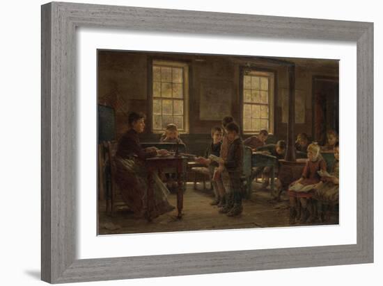 A Country School, 1890-Edward Lamson Henry-Framed Giclee Print