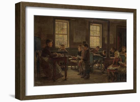 A Country School, 1890-Edward Lamson Henry-Framed Giclee Print