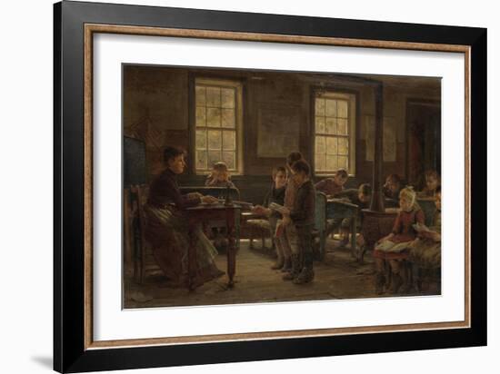 A Country School, 1890-Edward Lamson Henry-Framed Giclee Print