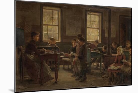 A Country School, 1890-Edward Lamson Henry-Mounted Giclee Print