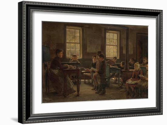 A Country School, 1890-Edward Lamson Henry-Framed Giclee Print