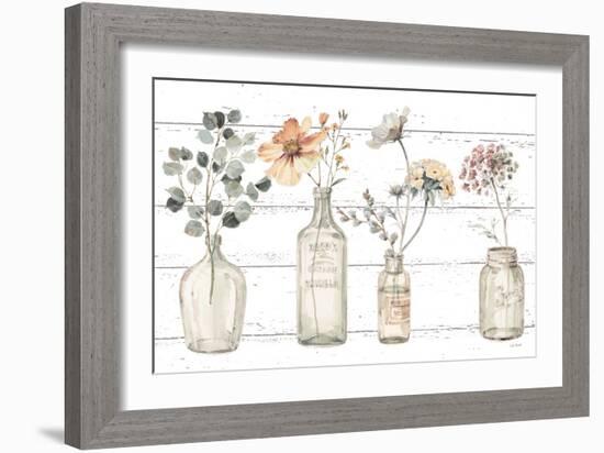 A Country Weekend VIII v2 Fall Flower-Lisa Audit-Framed Art Print