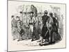 A Countryman Tarred and Feathered, USA, 1870s-null-Mounted Giclee Print