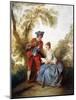 A Couple Making Music in a Landscape-Nicolas Poussin-Mounted Giclee Print