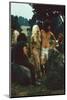 A Couple Stand Together at the Woodstock Music and Arts Fair, Bethel, New York, August 1969-John Dominis-Mounted Photographic Print